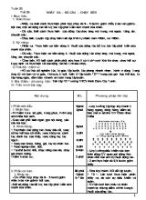 Giáo án Thể dục Lớp 9 - Chương trình học kỳ II